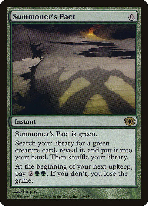 Summoner's Pact, Future Sight 139, rare