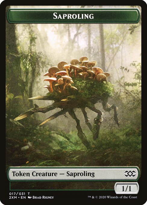 Saproling, Double Masters Tokens 17, common