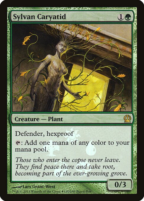 Sylvan Caryatid, Theros Promos 180★, rare