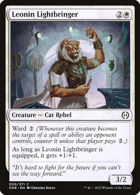 Leonin Lightbringer, Phyrexia: All Will Be One 20, common