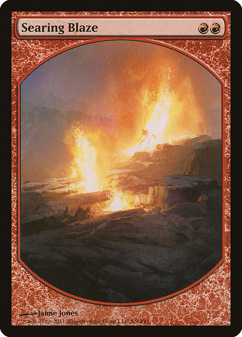 Searing Blaze, Magic Player Rewards 2011 5, rare