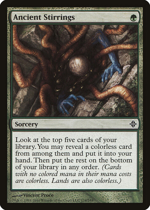 Ancient Stirrings, Rise of the Eldrazi 174, common