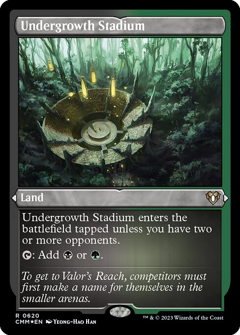 Undergrowth Stadium, Commander Masters 620, rare
