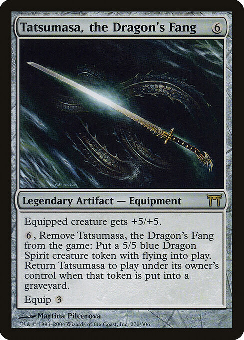 Tatsumasa, the Dragon's Fang, Champions of Kamigawa 270, rare
