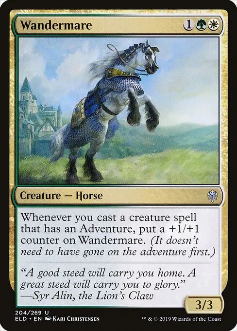 Wandermare, Throne of Eldraine 204, uncommon