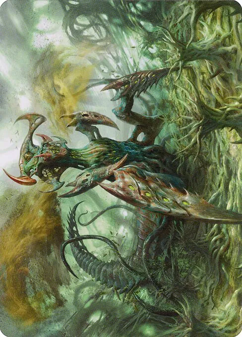 Zopandrel, Hunger Dominus // Zopandrel, Hunger Dominus, Phyrexia: All Will Be One Art Series 44, common