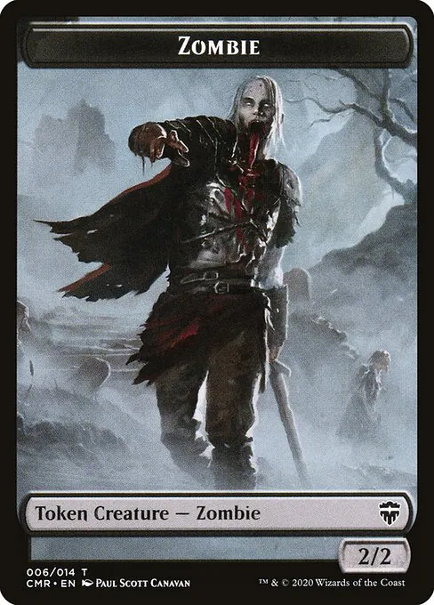 Zombie, Commander Legends Tokens 6, common