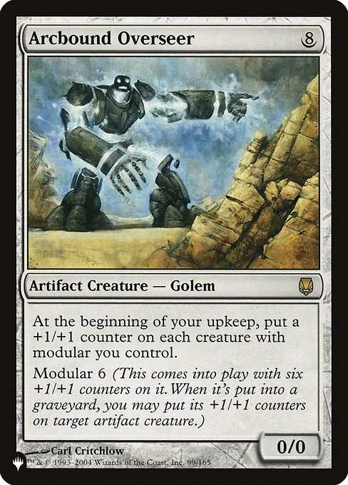 Arcbound Overseer, The List DST-99, rare