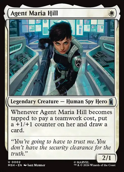 Agent Maria Hill, Marvel Super Heroes 2, uncommon