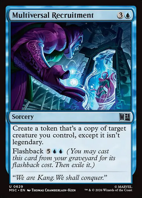 Multiversal Recruitment, Marvel Super Heroes Commander, uncommon