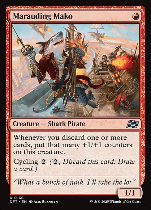 Marauding Mako, Aetherdrift 138, uncommon