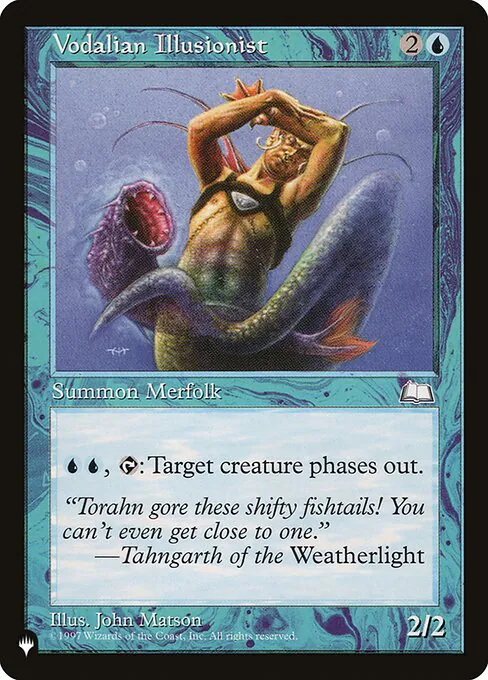 Vodalian Illusionist, The List WTH-58, uncommon