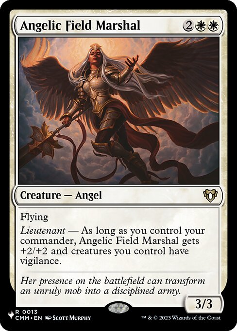 Angelic Field Marshal, The List CMM-13, rare