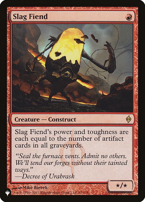 Slag Fiend, The List NPH-95, rare