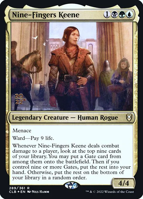 Nine-Fingers Keene, Battle for Baldur's Gate Promos 289s, rare
