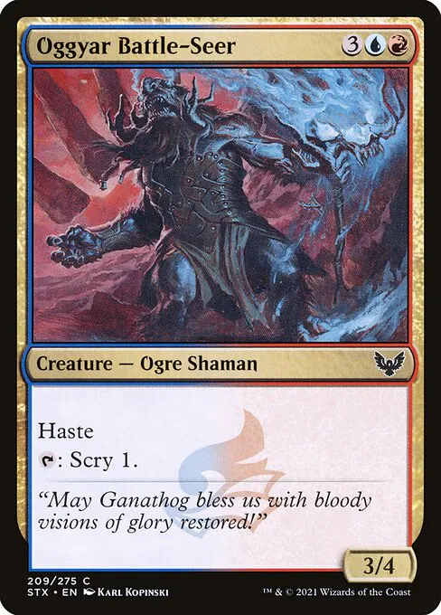 Oggyar Battle-Seer, Strixhaven: School of Mages 209, common