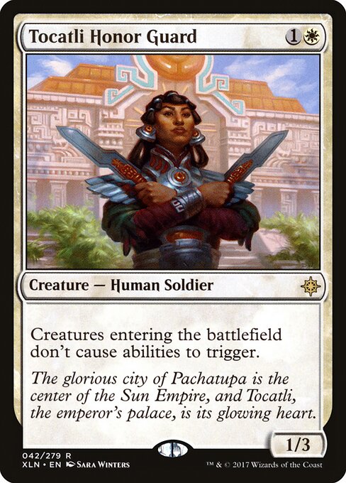 Tocatli Honor Guard, Ixalan 42, rare