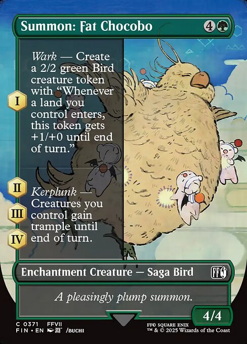 Summon: Fat Chocobo, Final Fantasy 371, common