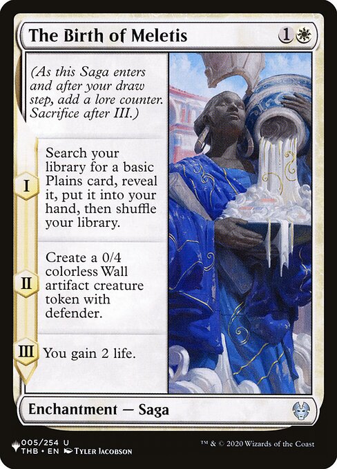 The Birth of Meletis, The List THB-5, uncommon