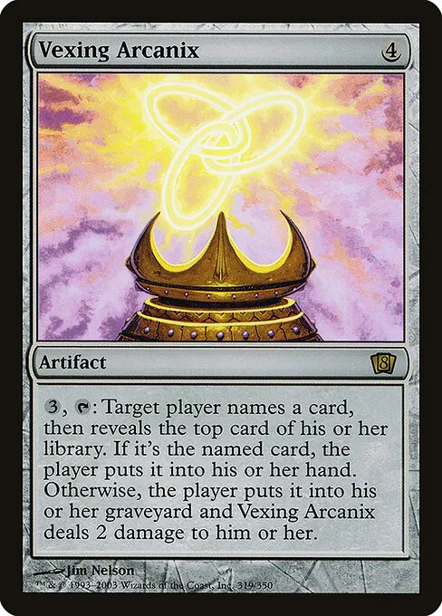 Vexing Arcanix, Eighth Edition 319★, rare