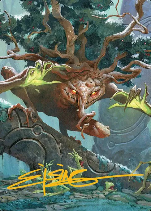Ferrafor, Young Yew // Ferrafor, Young Yew, Lorwyn Eclipsed Art Series 47, common