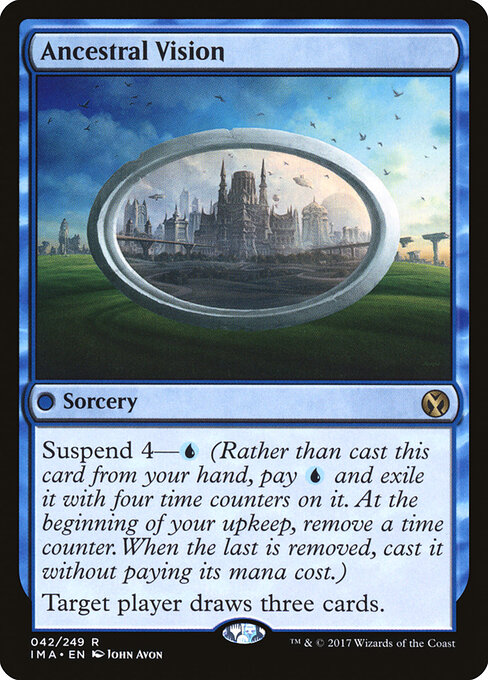 Ancestral Vision, Iconic Masters 42, rare