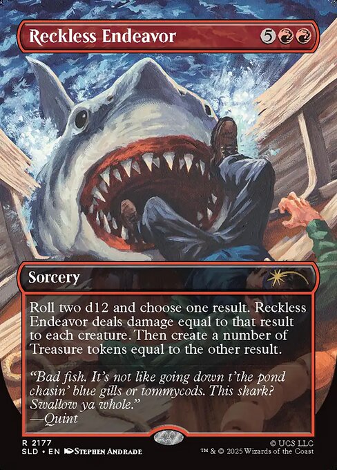 Reckless Endeavor, Secret Lair Drop 2177, rare