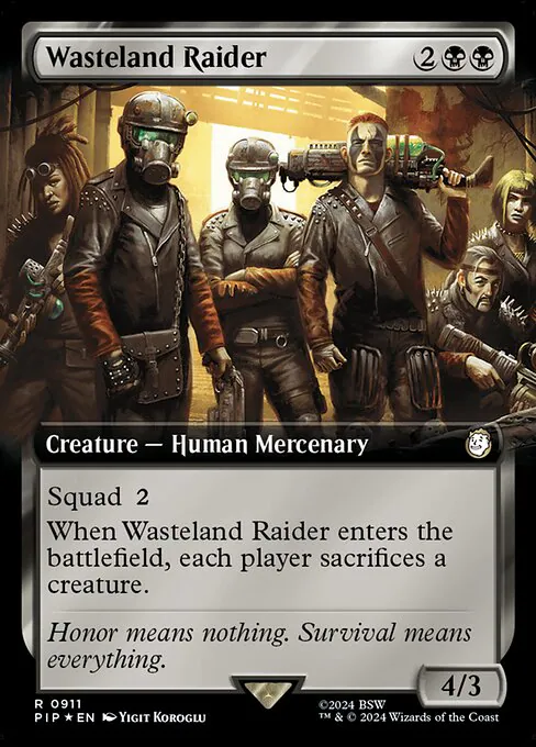 Wasteland Raider, Fallout 911, rare