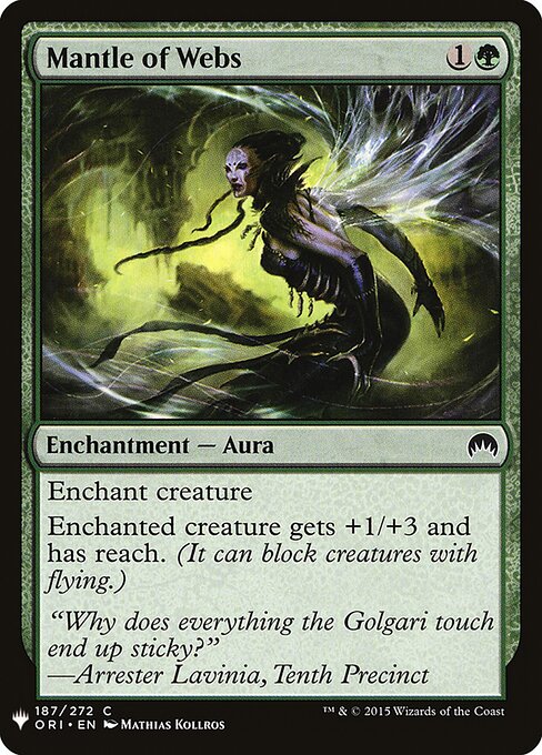 Mantle of Webs, The List ORI-187, common