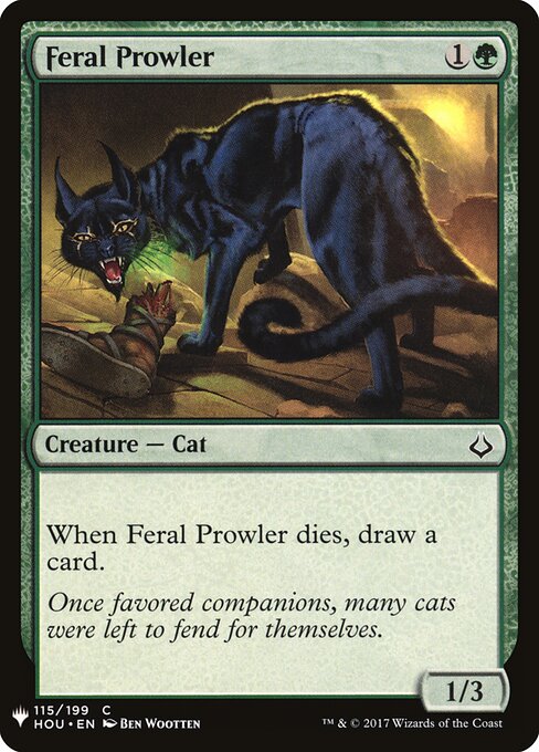 Feral Prowler, The List HOU-115, common