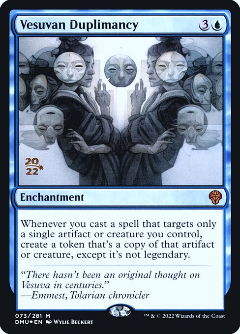 Vesuvan Duplimancy, Dominaria United Promos 73s, mythic