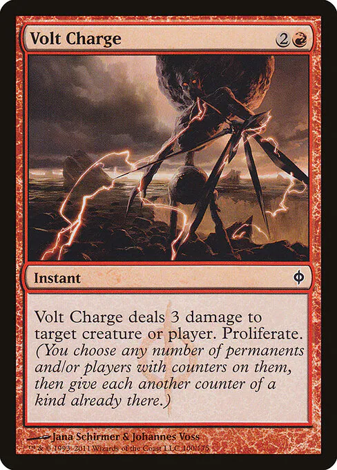 Volt Charge, New Phyrexia 100, common