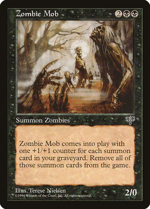 Zombie Mob, Mirage 153, uncommon