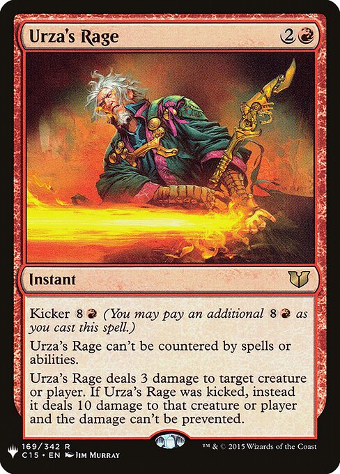 Urza's Rage, The List C15-169, rare