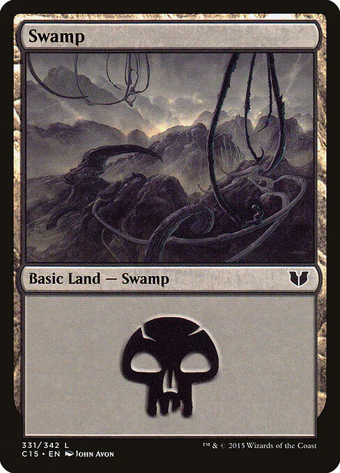 Swamp, Commander 2015 331, common