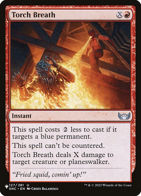 Torch Breath, The List SNC-127, uncommon