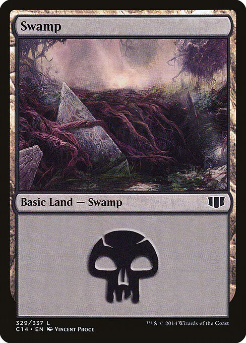 Swamp, Commander 2014 329, common
