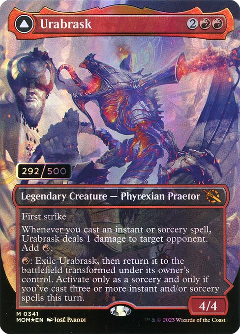 Urabrask // The Great Work, March of the Machine 341, mythic