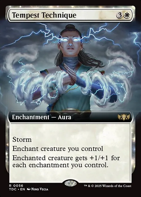 Tempest Technique, Tarkir: Dragonstorm Commander 56, rare