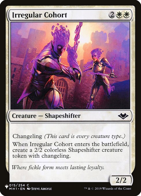 Irregular Cohort, The List MH1-15, common