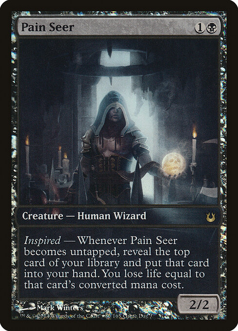 Pain Seer, Born of the Gods Promos 80, rare