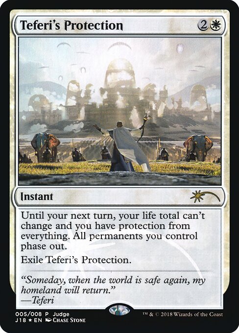 Teferi's Protection, Judge Gift Cards 2018 5, rare