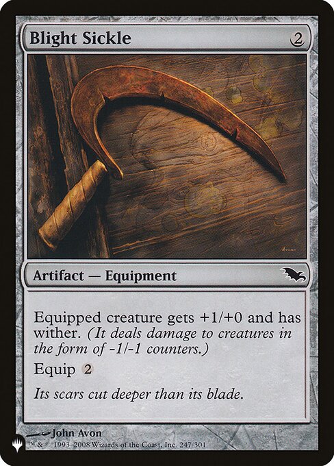 Blight Sickle, The List SHM-247, common