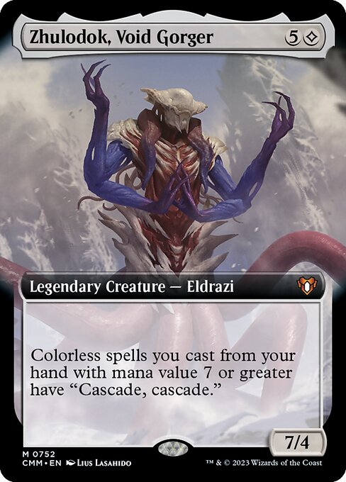 Zhulodok, Void Gorger, Commander Masters 752, mythic