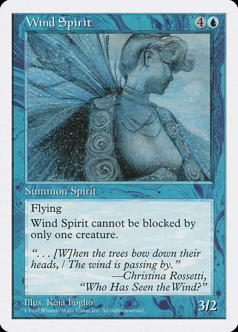 Wind Spirit, Fifth Edition 136, uncommon