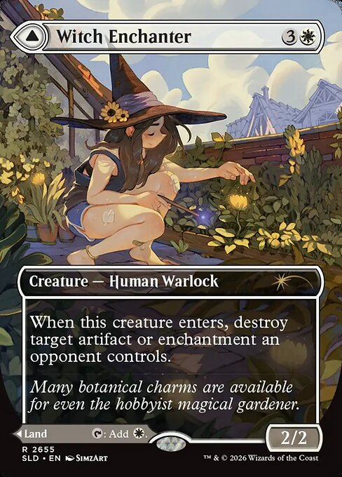 Witch Enchanter // Witch-Blessed Meadow, Secret Lair Drop 2655, rare