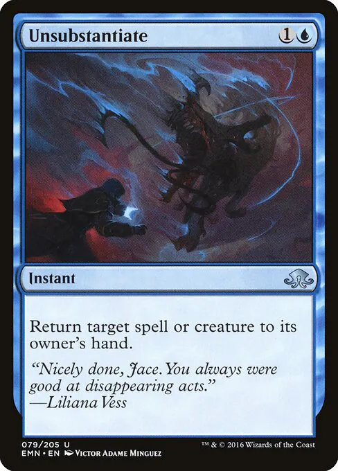 Unsubstantiate, Eldritch Moon 79, uncommon