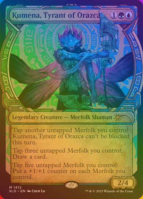 Kumena, Tyrant of Orazca, Secret Lair Drop 1412★, mythic