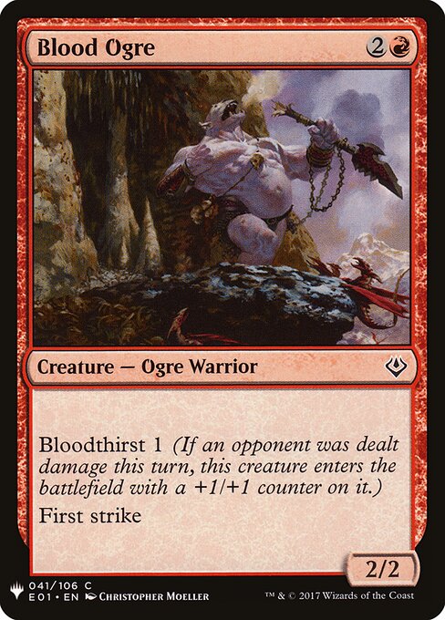 Blood Ogre, The List E01-41, common