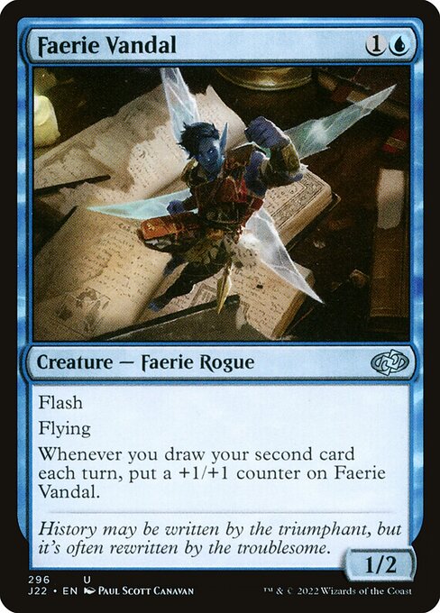 Faerie Vandal, Jumpstart 2022 296, uncommon